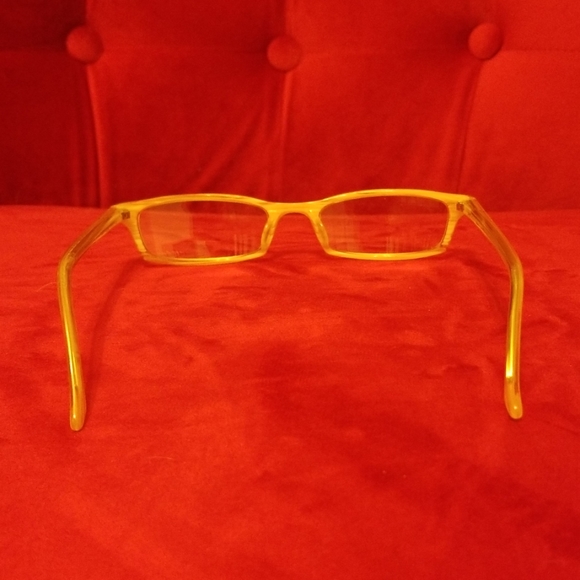 ProDesign Denmark Yellow Translucent Eyeglass Frames with Soft Case - Picture 6 of 8